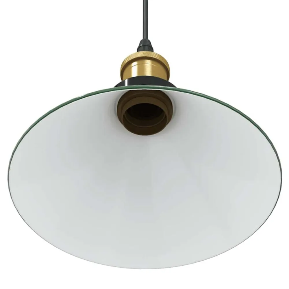vidaXL Iluminación-Lámpara colgante regulable en altura E27 Ø 22cm