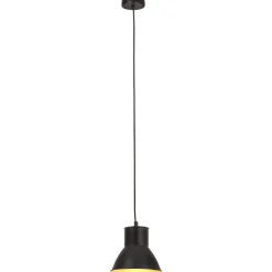 vidaXL Lámpara colgante redonda negra 25 W 17 cm E27 Negro Best