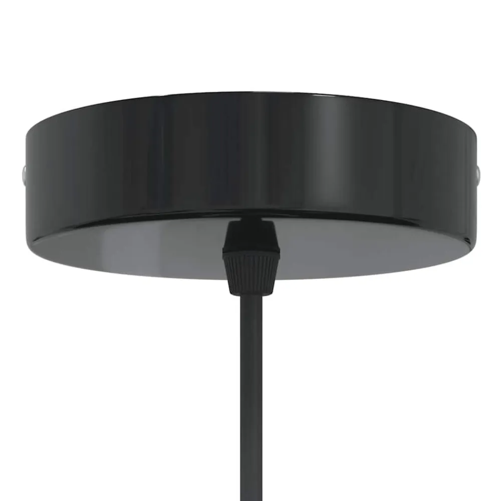 vidaXL Iluminación-Lámpara colgante regulable altura E27 naranja brillante Ø 22cm