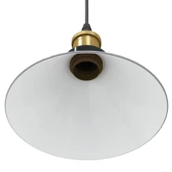vidaXL Iluminación-Lámpara colgante regulable en altura E27 Ø 22cm