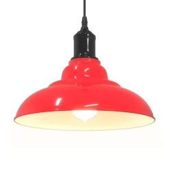 vidaXL Iluminación-Lámpara colgante regulable en altura E27 Ø 31cm