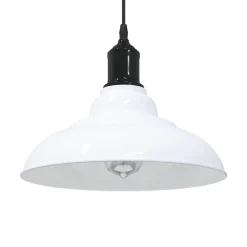 vidaXL Iluminación-Lámpara colgante regulable altura E27 Ø 31cm