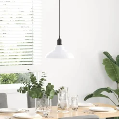 vidaXL Iluminación-Lámpara colgante regulable altura E27 Ø 31cm