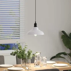 vidaXL Iluminación-Lámpara colgante regulable altura E27 Ø 31cm