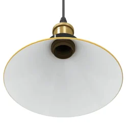 vidaXL Lámpara colgante regulable altura E27 Ø 22cm Amarillo brillante Sale