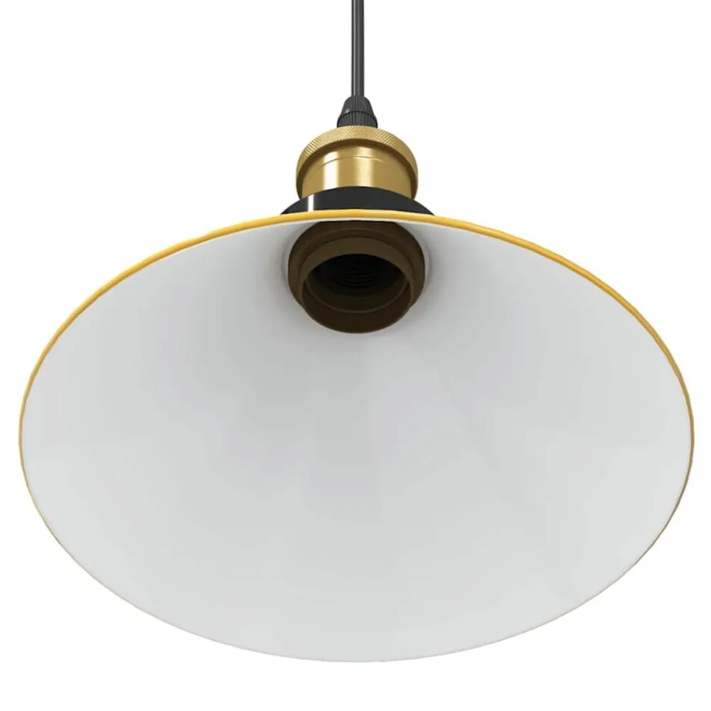 vidaXL Lámpara colgante regulable altura E27 Ø 22cm Amarillo brillante Sale