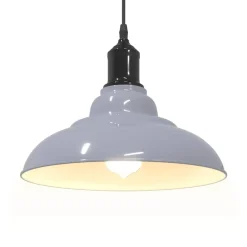 vidaXL Iluminación-Lámpara colgante regulable en altura E27 Ø 31cm
