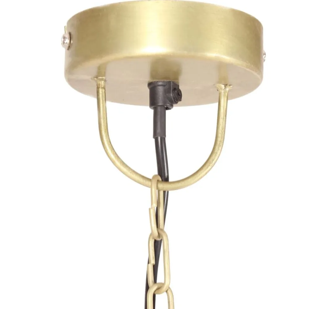vidaXL Iluminación-Lámpara colgante redonda 25 W latón 48 cm E27