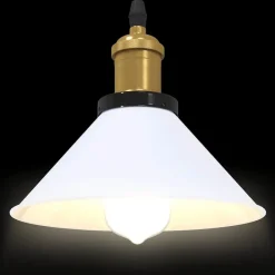 vidaXL Iluminación-Lámpara colgante regulable altura E27 Ø 22cm