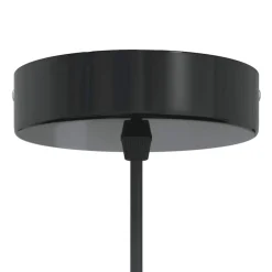 vidaXL Iluminación-Lámpara colgante regulable altura E27 Ø 22cm