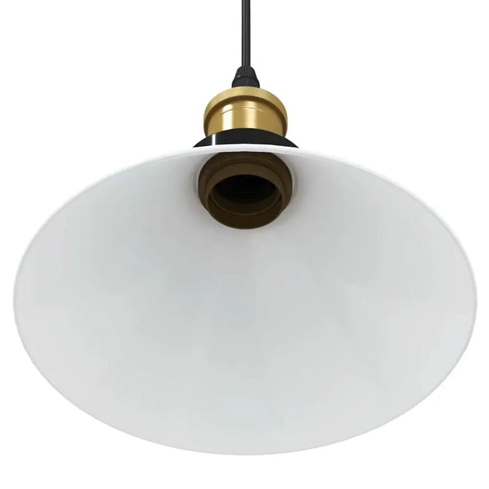 vidaXL Iluminación-Lámpara colgante regulable altura E27 Ø 22cm
