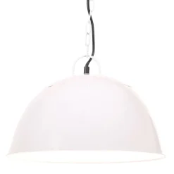 vidaXL Lámpara colgante vintage 25 W blanca redonda 41 cm E27 Blanco Sale