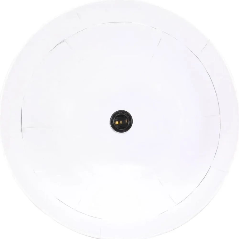 vidaXL Lámpara colgante vintage 25 W blanca redonda 41 cm E27 Blanco Sale