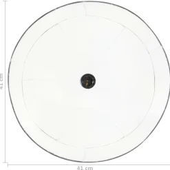 vidaXL Iluminación-Lámpara colgante vintage redonda 25 W negra 41 cm E27