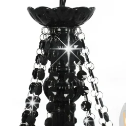 vidaXL Iluminación-Lámpara de araña con cuentas 12 bombillas E14