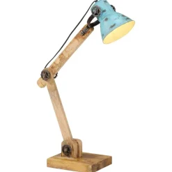 vidaXL Iluminación-Lámpara de escritorio desgastado 25 W E27 23x18x96 cm