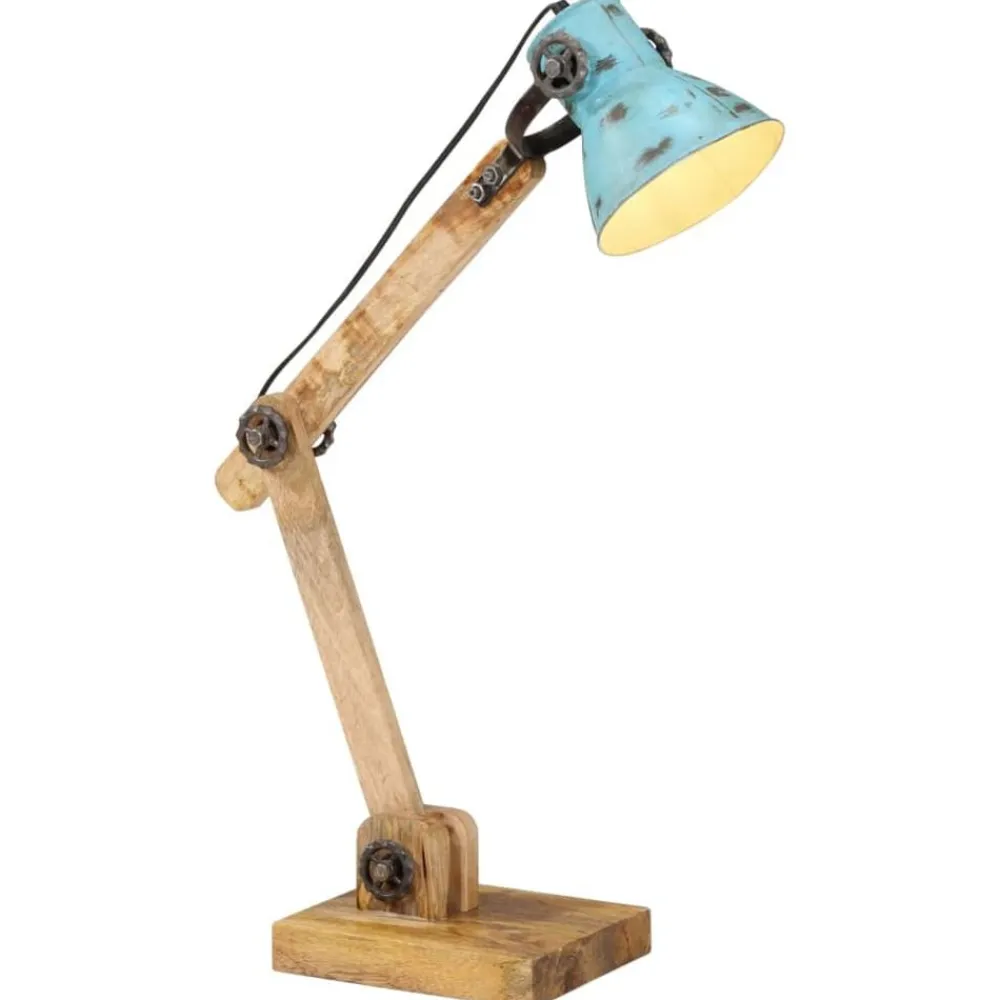 vidaXL Iluminación-Lámpara de escritorio desgastado 25 W E27 23x18x96 cm