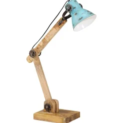 vidaXL Iluminación-Lámpara de escritorio desgastado 25 W E27 23x18x96 cm