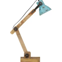vidaXL Iluminación-Lámpara de escritorio desgastado 25 W E27 23x18x96 cm
