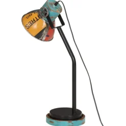 vidaXL Iluminación-Lámpara de escritorio de colores 25 W E27 18x18x60 cm