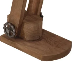 vidaXL Iluminación-Lámpara de escritorio negra 25 W E27 23x13x52 cm