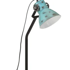 vidaXL Lámpara de escritorio desgastado 25 W E27 17x17x60 cm Azul Online