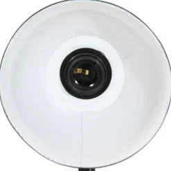 vidaXL Lámpara de escritorio negra 25 W E27 17x17x50 cm Negro Best