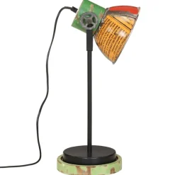 vidaXL Iluminación-Lámpara de escritorio de colores 25 W E27 17x17x50 cm