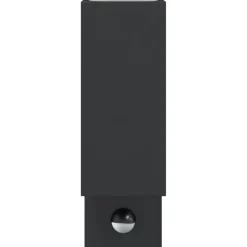 vidaXL Lámpara de exterior con sensor aluminio fundido a presión negro Hot
