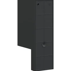 vidaXL Lámpara de exterior con sensor aluminio fundido a presión negro Hot