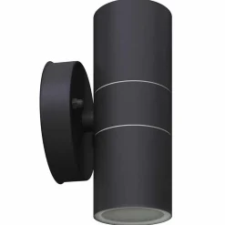 vidaXL Iluminación-Lámpara de exterior 2 uds acero ascendente/descendente