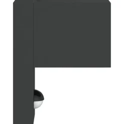 vidaXL Lámpara de exterior con sensor aluminio fundido a presión negro Clearance