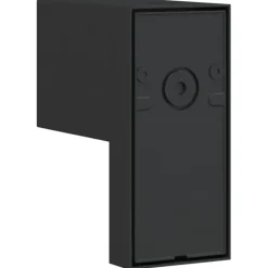 vidaXL Lámpara de exterior con sensor aluminio fundido a presión negro Clearance