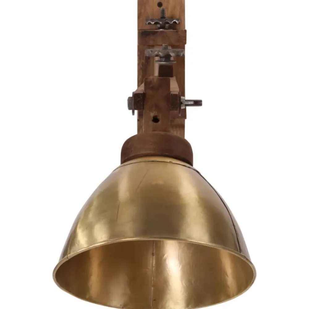 vidaXL Iluminación-Lámpara de pared 25 W E27 latón vintage