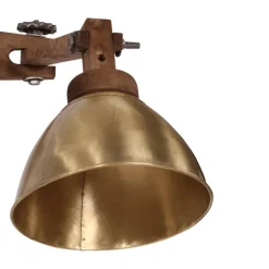 vidaXL Iluminación-Lámpara de pared 25 W E27 latón vintage