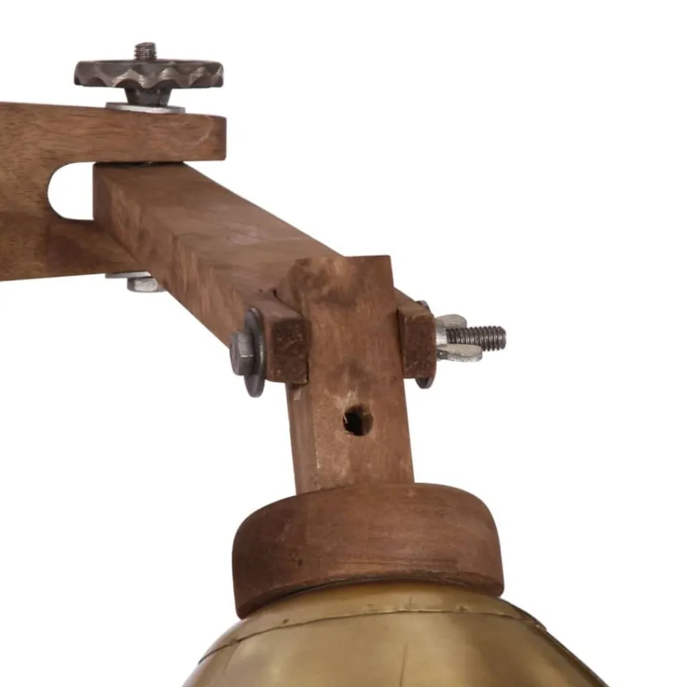 vidaXL Iluminación-Lámpara de pared 25 W E27 latón vintage