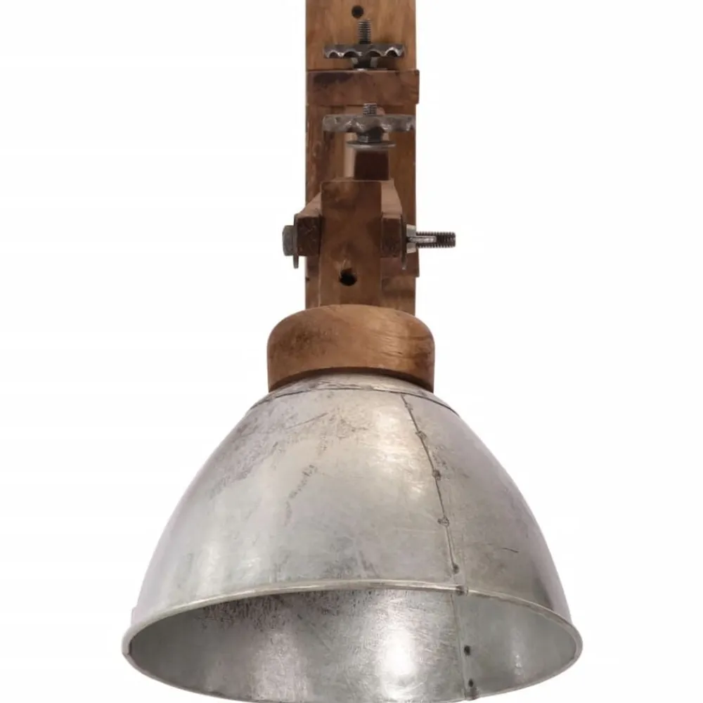 vidaXL Lámpara de pared 25 W E27 plateado vintage Clearance