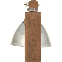 vidaXL Lámpara de pared 25 W E27 plateado vintage Clearance