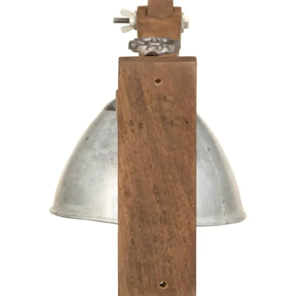 vidaXL Lámpara de pared 25 W E27 plateado vintage Clearance