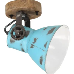 vidaXL Iluminación-Lámpara de pared desgastado 25 W E27 11,5x11,5x25 cm