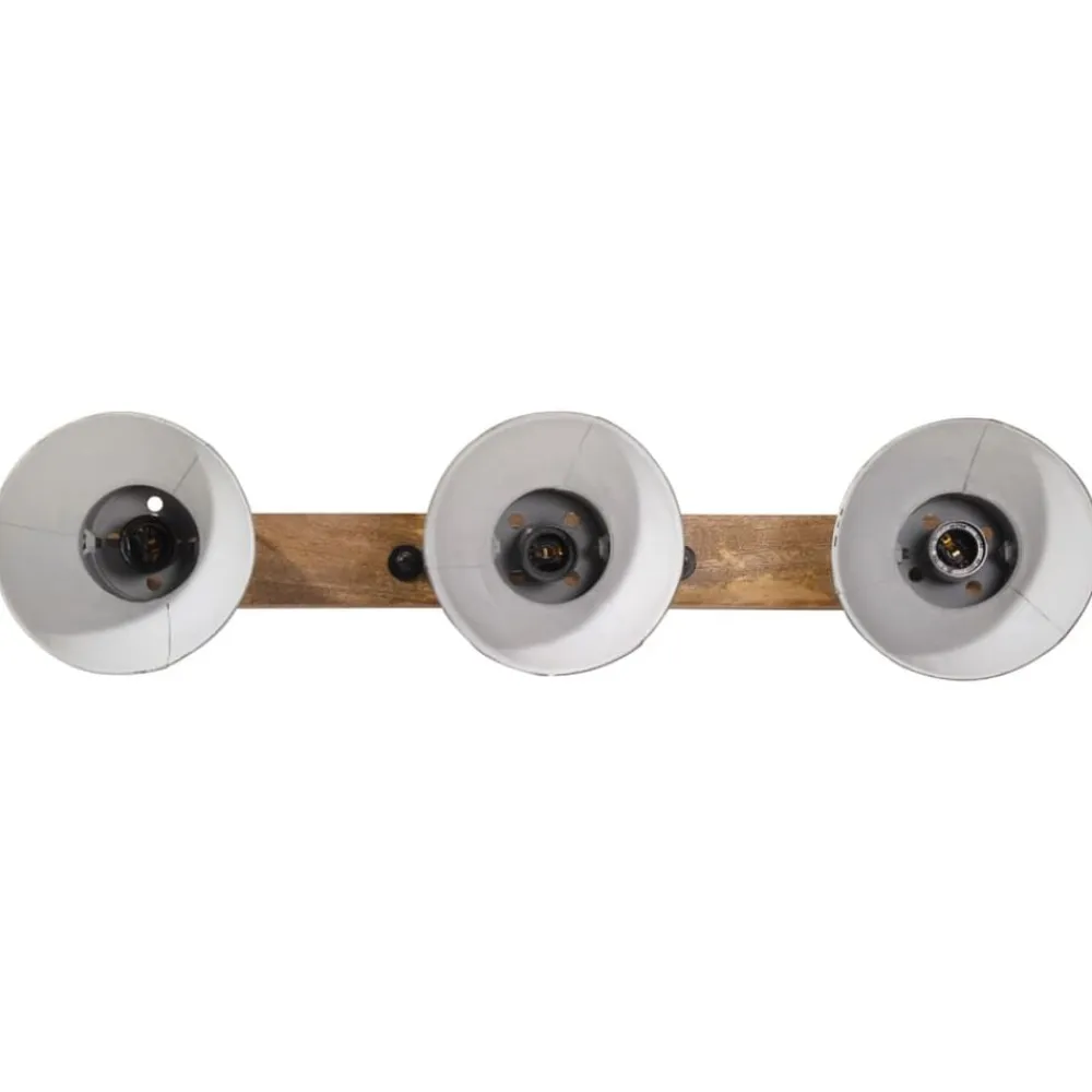 vidaXL Iluminación-Lámpara de pared desgastado 25 W E27 65x25 cm