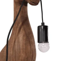 vidaXL Iluminación-Lámpara de pared con forma de animal 25 W E27 12x12x42 cm