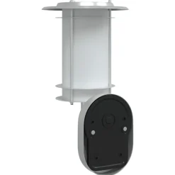 vidaXL Iluminación-Lámpara de pared de exterior con sensor acero inoxidable