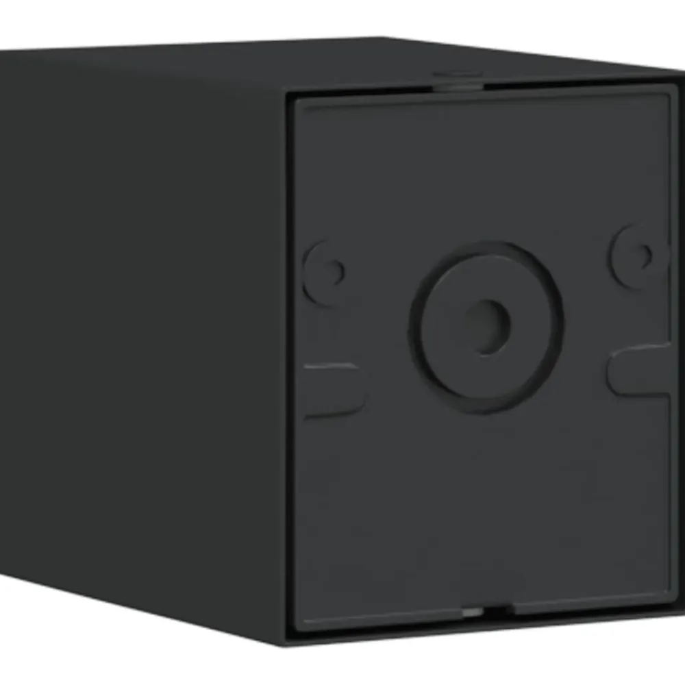 vidaXL Lámpara de pared de exterior aluminio fundido negro