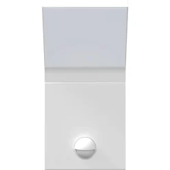 vidaXL Iluminación-Lámpara de pared de exterior LED con sensor aluminio