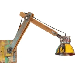 vidaXL Lámpara de pared estilo industrial redonda E27 Multicolor Discount
