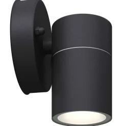 vidaXL Lámpara de pared exterior 2 uds acero inoxidable descendente Negro New