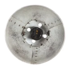 vidaXL Lámpara de pared industrial 65x25 cm E27 Plateado Online