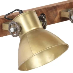 vidaXL Iluminación-Lámpara de pared industrial latón 45x25 cm E27