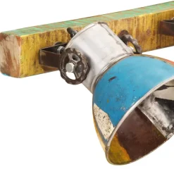 vidaXL Lámpara de pared industrial E27 90x25 cm Multicolor Clearance